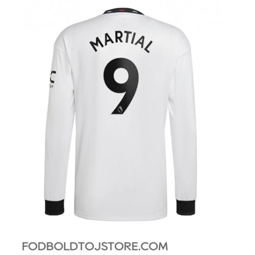 Manchester United Anthony Martial #9 Udebanetrøje 2022-23 Langærmet